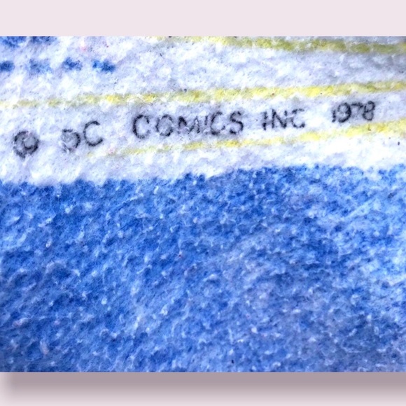 Retro Superman DC Comics Blanket Bedspread Vintage 1970’s Golden Age Superhero - Picture 5 of 11